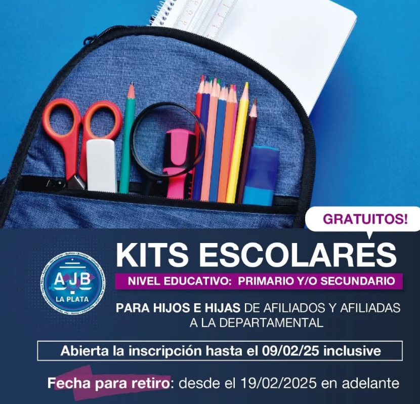 Kits escolares listos par retirar